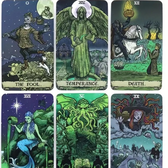Terror Tarot Cards Major Arcana Deck with Guidebook - Picture 6 of 6